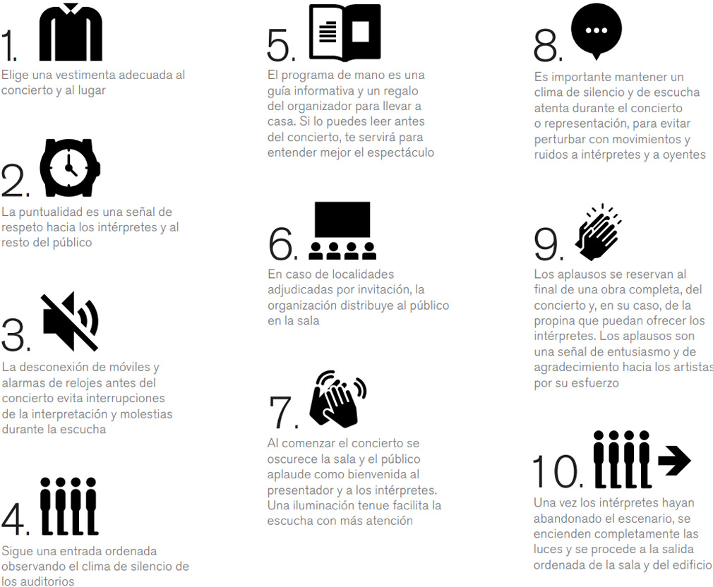 Consejos para asistir a un concierto