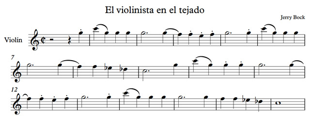 El violinista en el tejado
