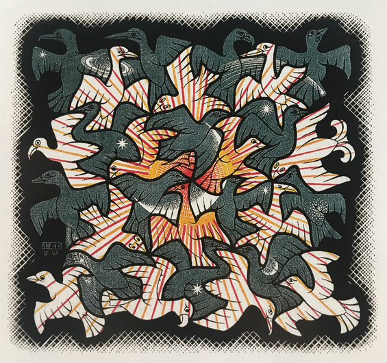 'Los novios de la torre Eiffel' por Chagall, 1938