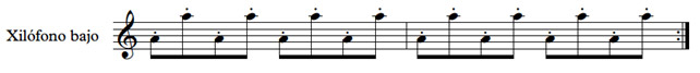 Improvisación con xilófono