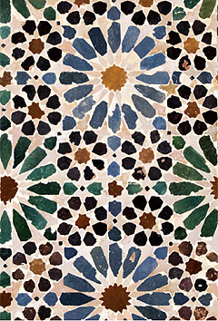 Panel alicatado nazarí, Museo de la Alhambra