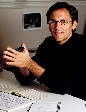 Retrato de Osvaldo Golijov. Sara Evans © 2002